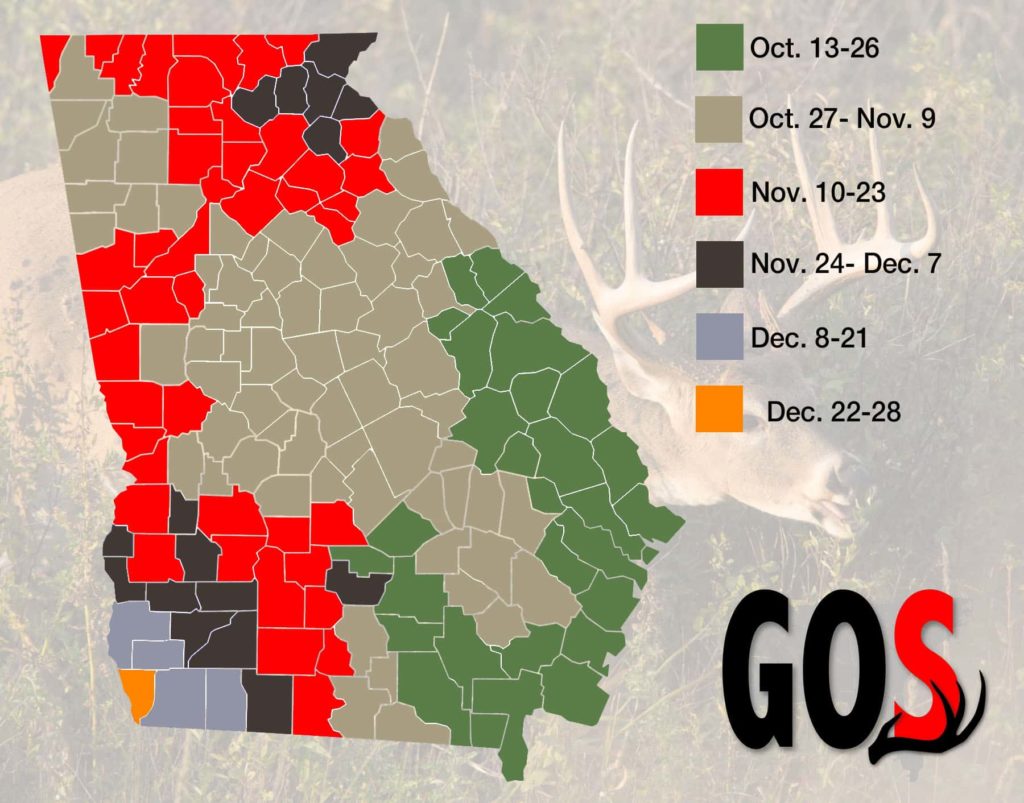 Georgia rut map by county.
