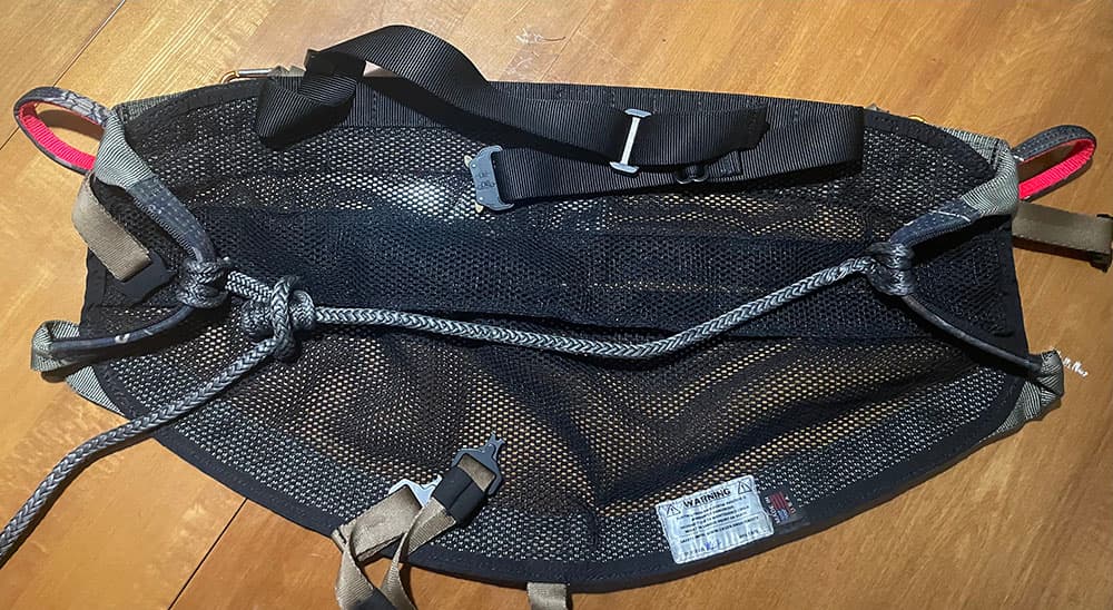 Front view of the CRUZR XC hunting saddle.